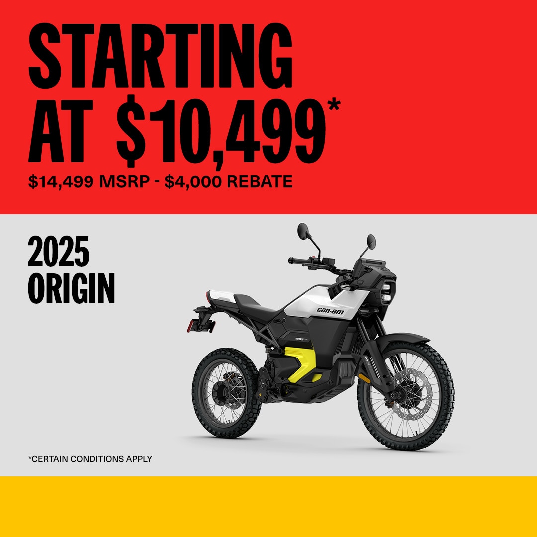 2025 Origin models starting at $10,499