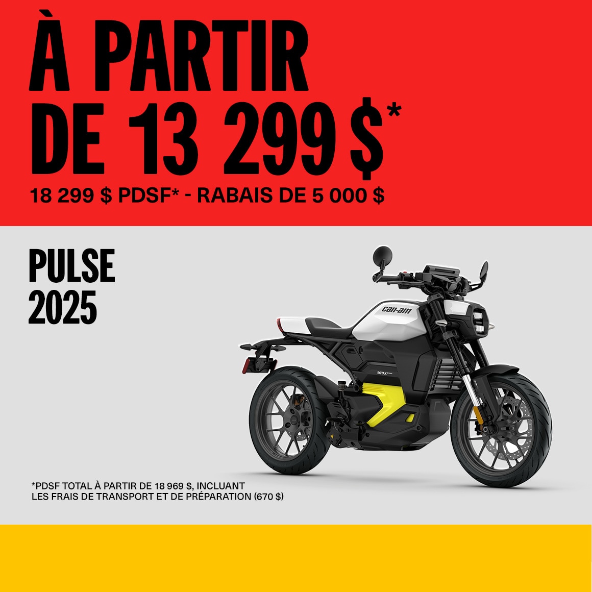 Modèles Pulse 2025 à partir de 13 299 $