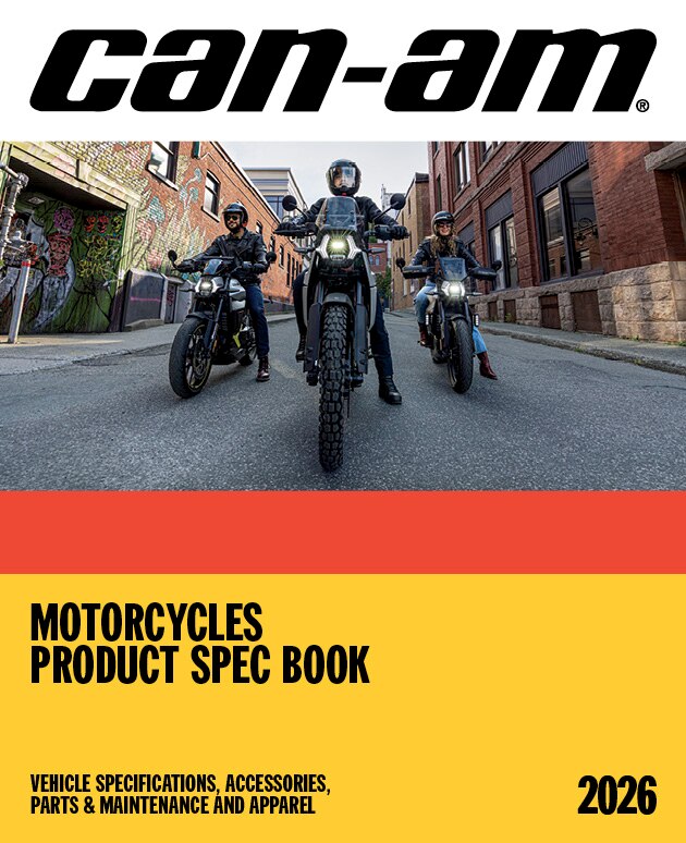 2026 Motorcycles Spec Book Cover 