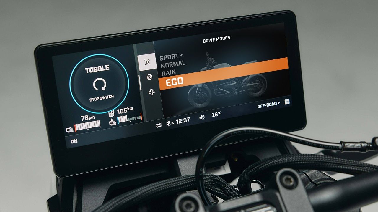 The 4 driving modes available on the Can-Am Pulse