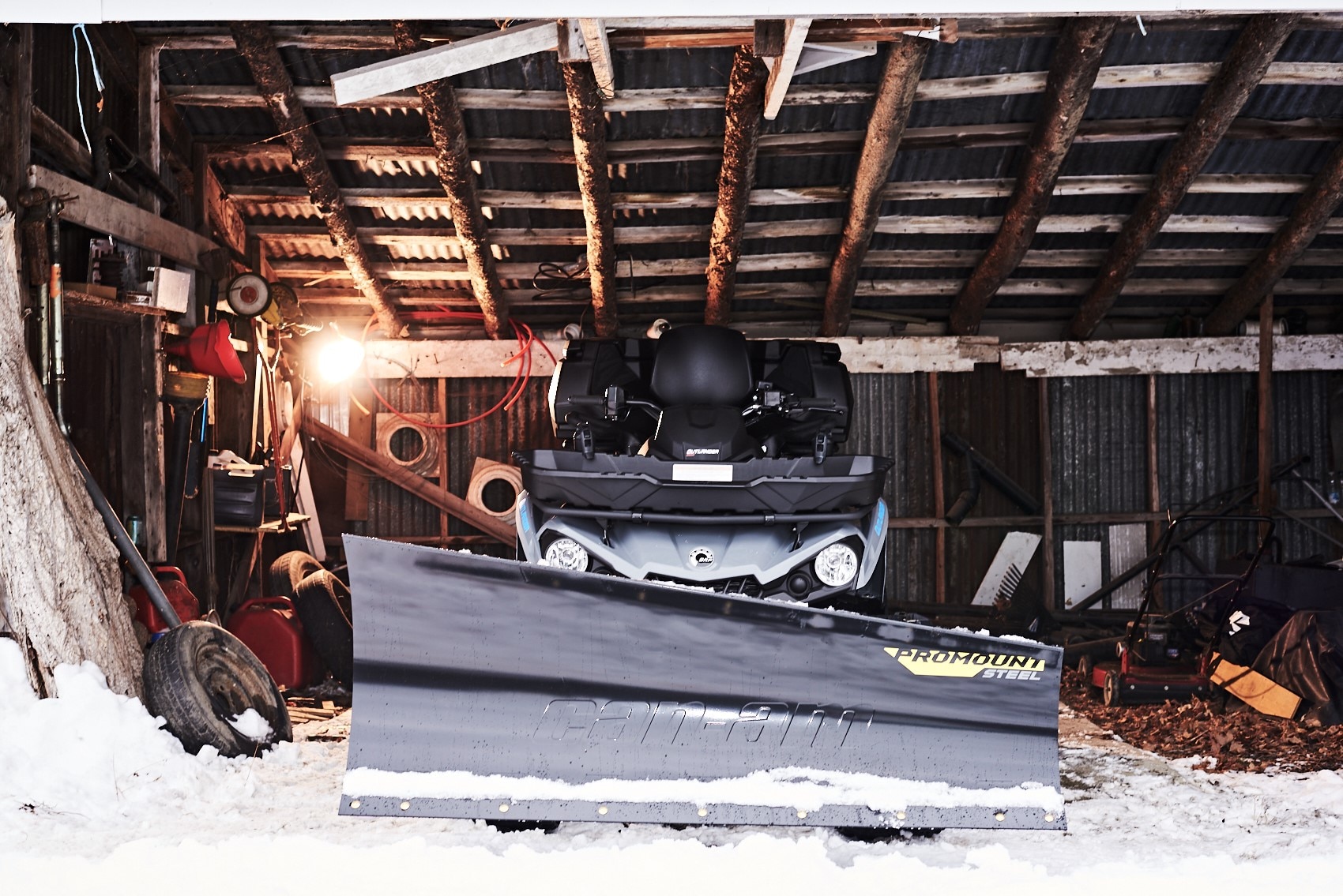 Can-Am Pro Mount snow plow