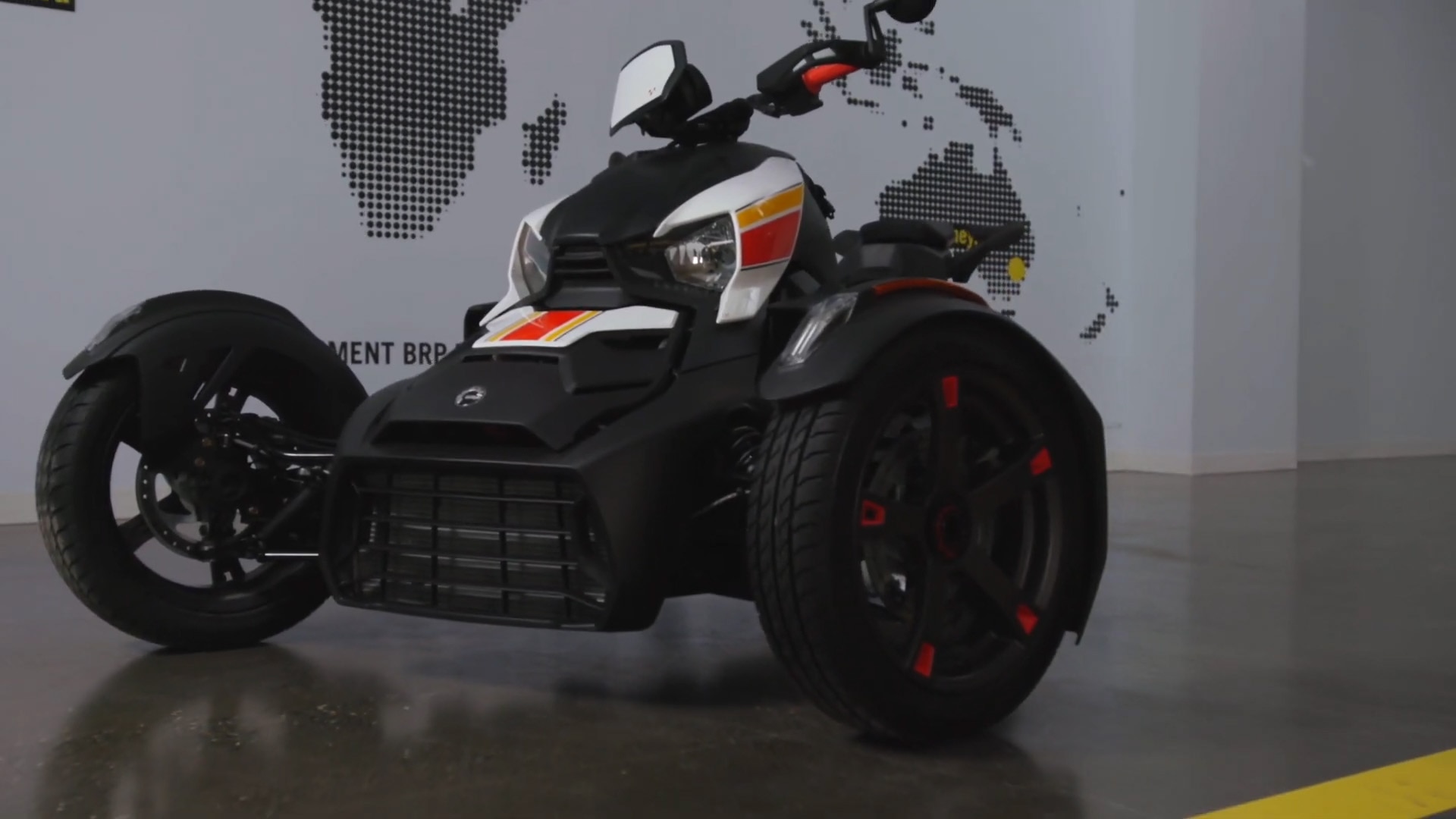 View of a custom Can-Am Ryker