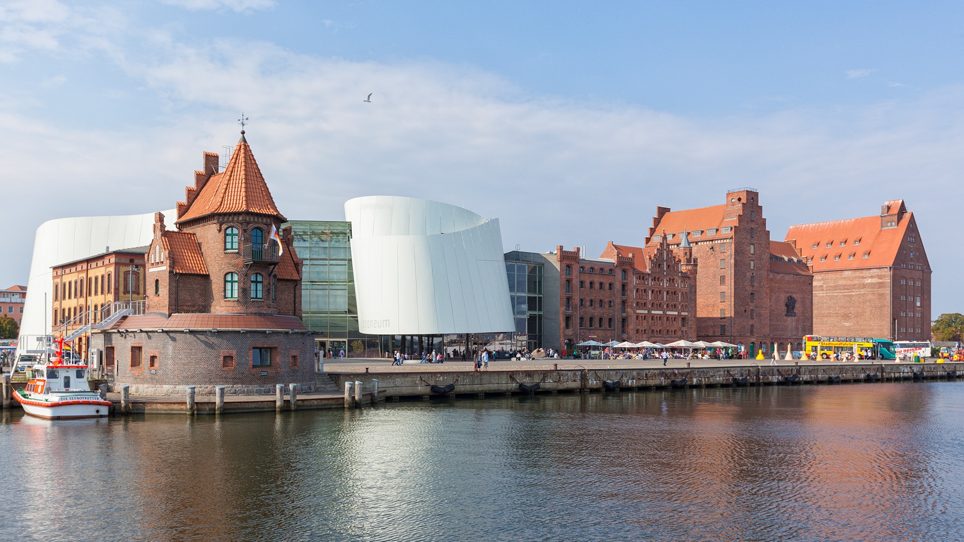 Der historische Hafen von Stralsund