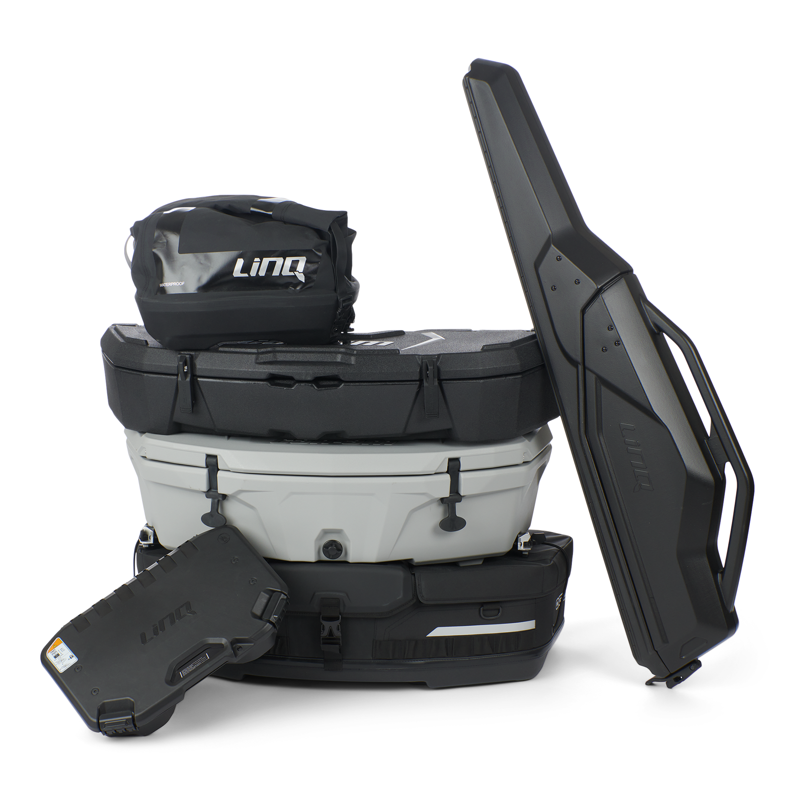 Selection of LinQ Storage boxes for off-road adventures