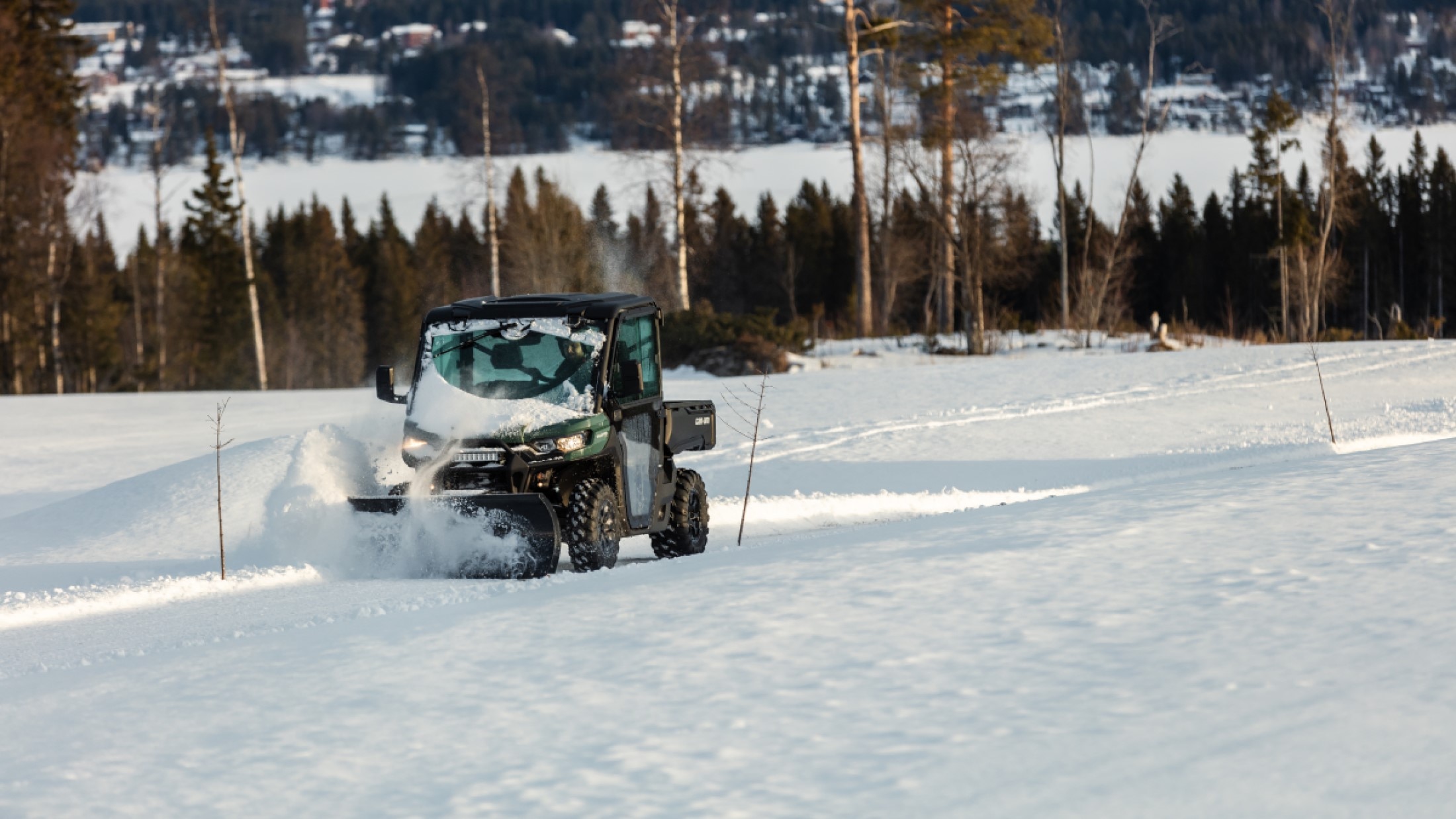 Traxter  i snø 