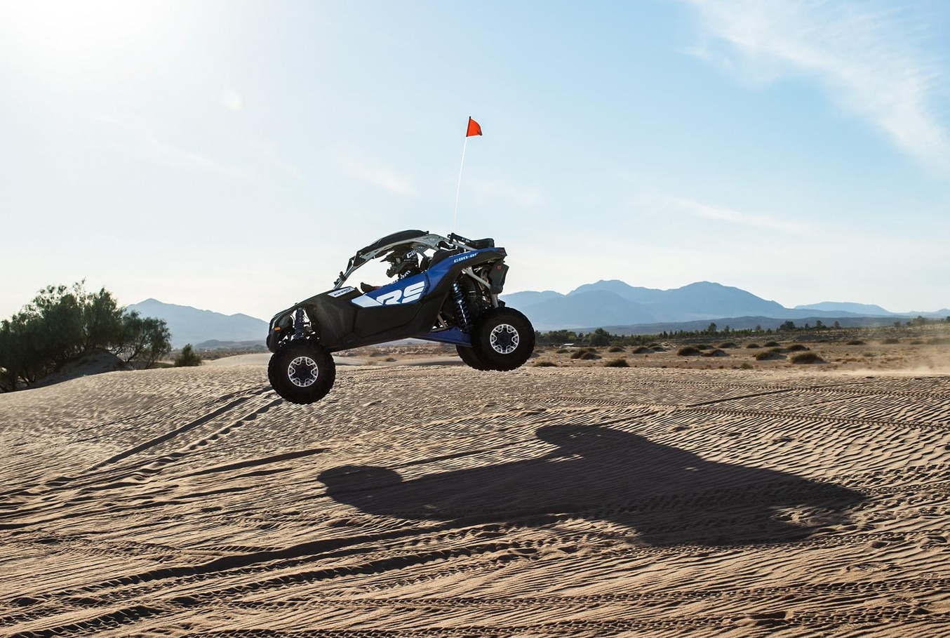Can-Am Maverick Innovative suspension with leading travel and ground clearance