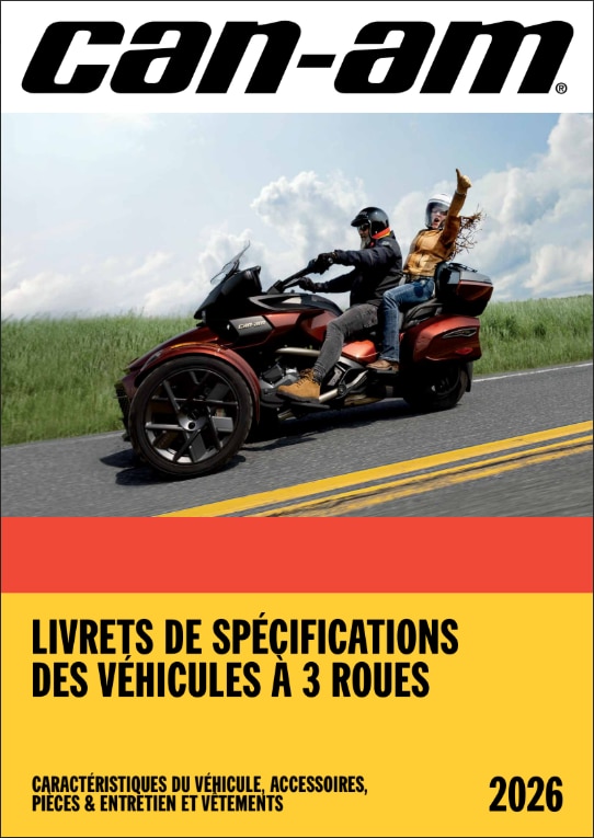 livrets de spécifications des vehicles a 3 roues