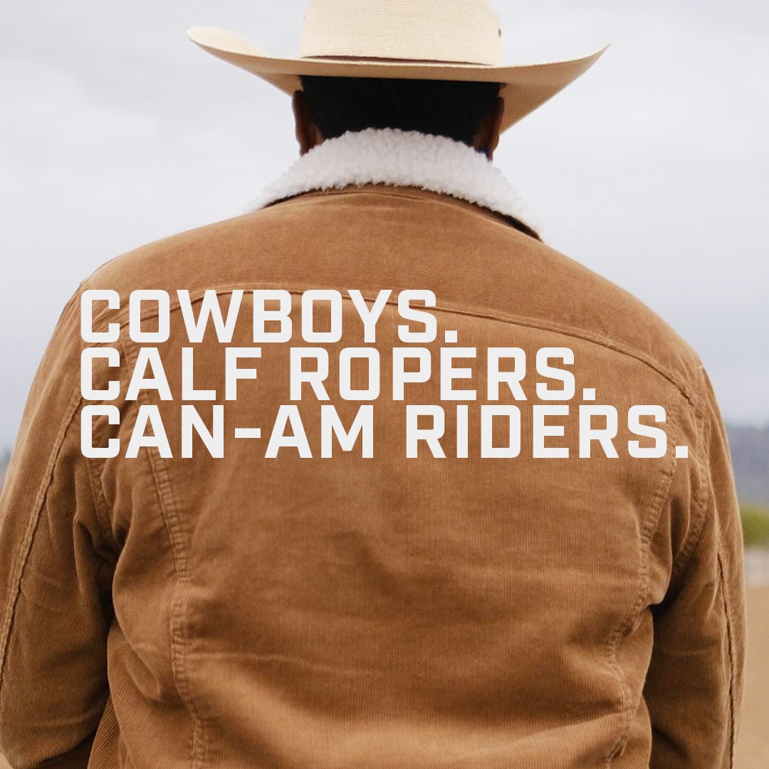 COWBOYS, CALF ROPERS, CAN-AM RIDERS 