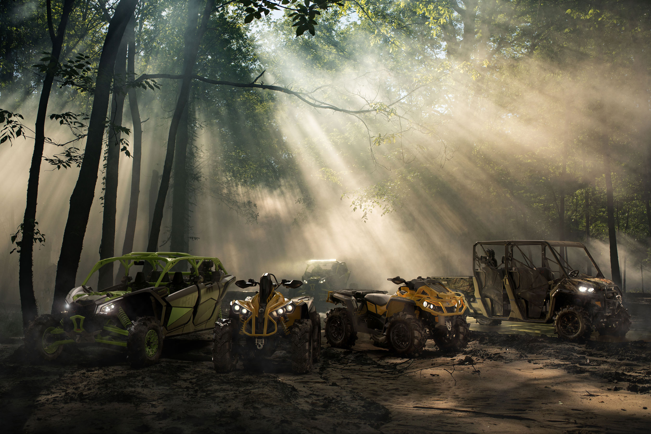 Can-Am Off-Road X mr family vehicle lineup