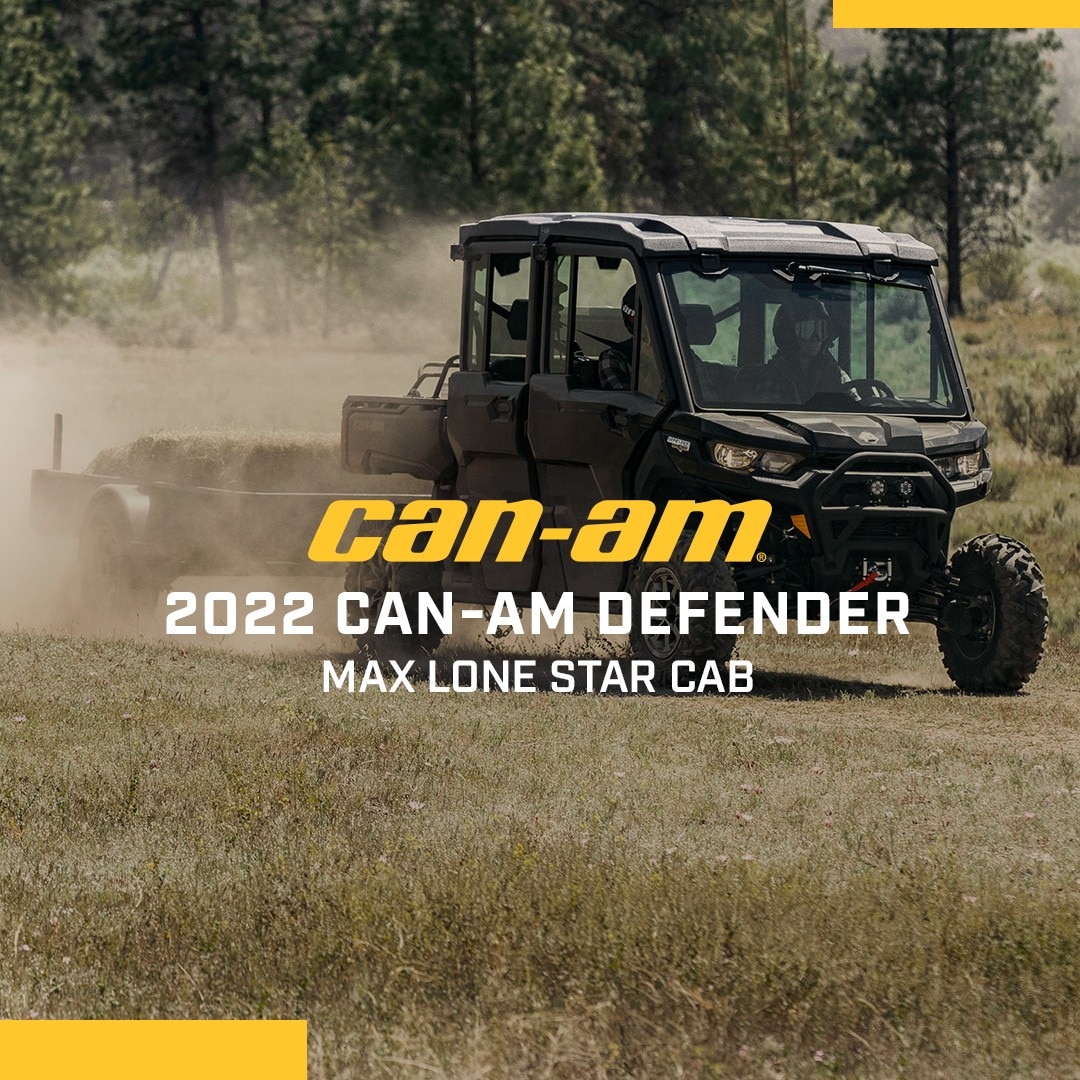 Can-Am Off-Road 2022 Defender MAX Lone Star CAB Ranch Life