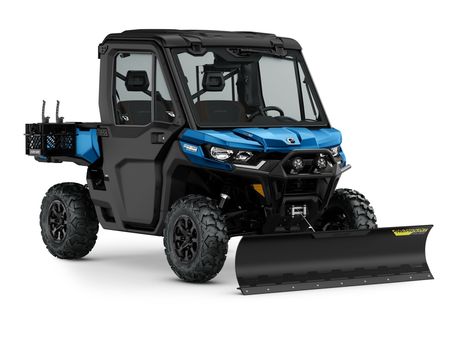 Can-Am Defender side-by-side accessorized for winter