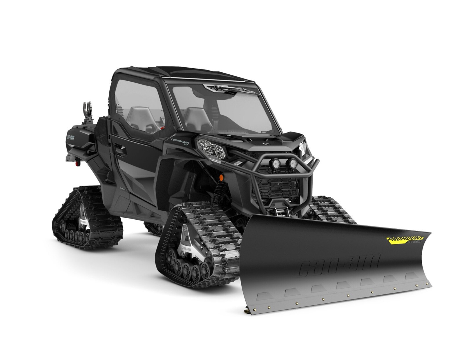 Can-Am Commander side-by-side accessorized for winter