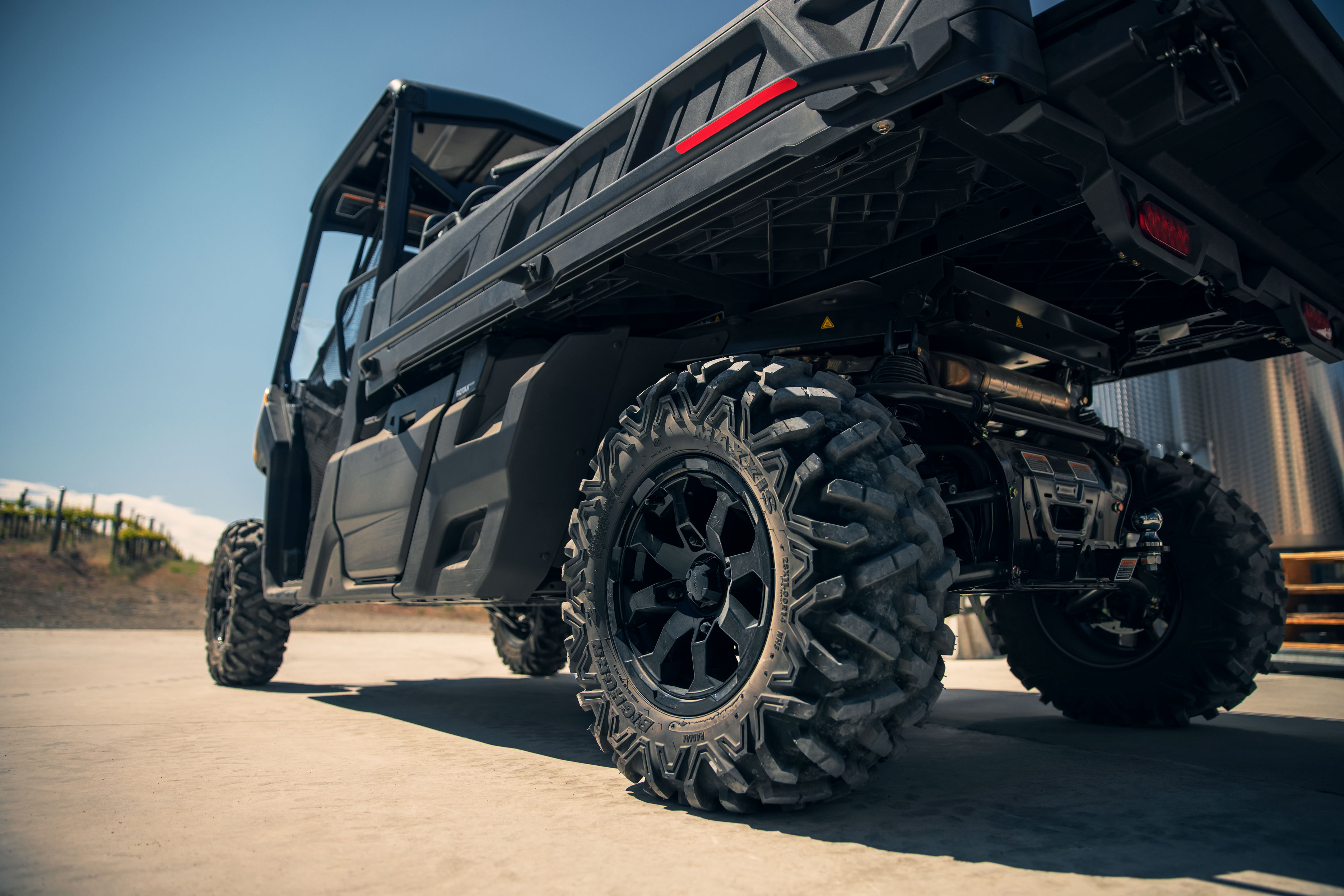 Can-Am Defender industry leading hauling and towing capacity