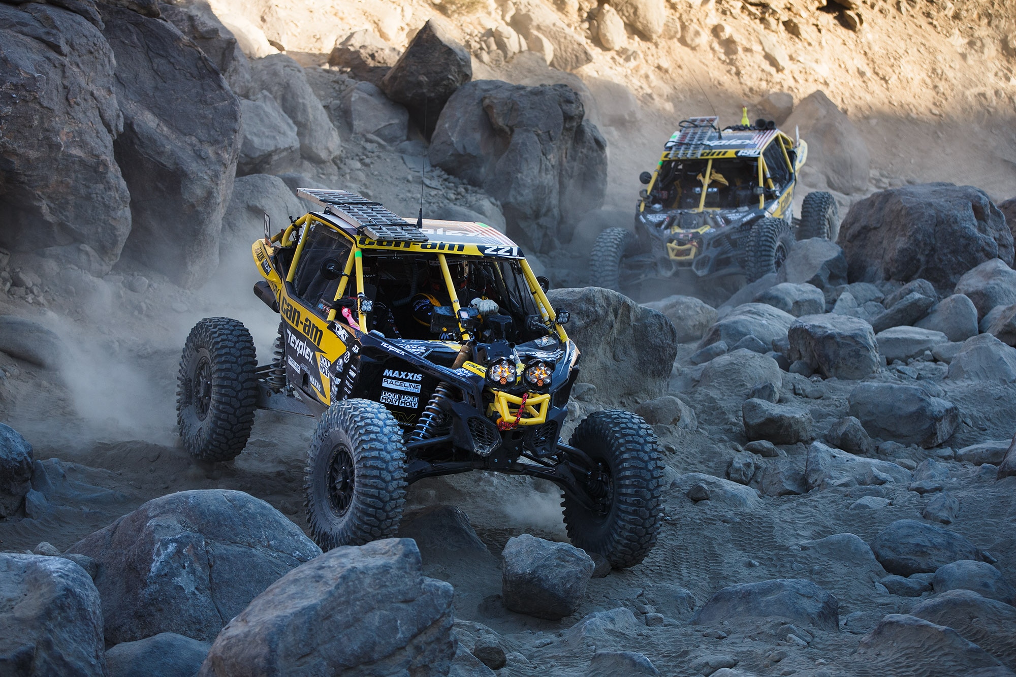 Racer at King of the hammers race