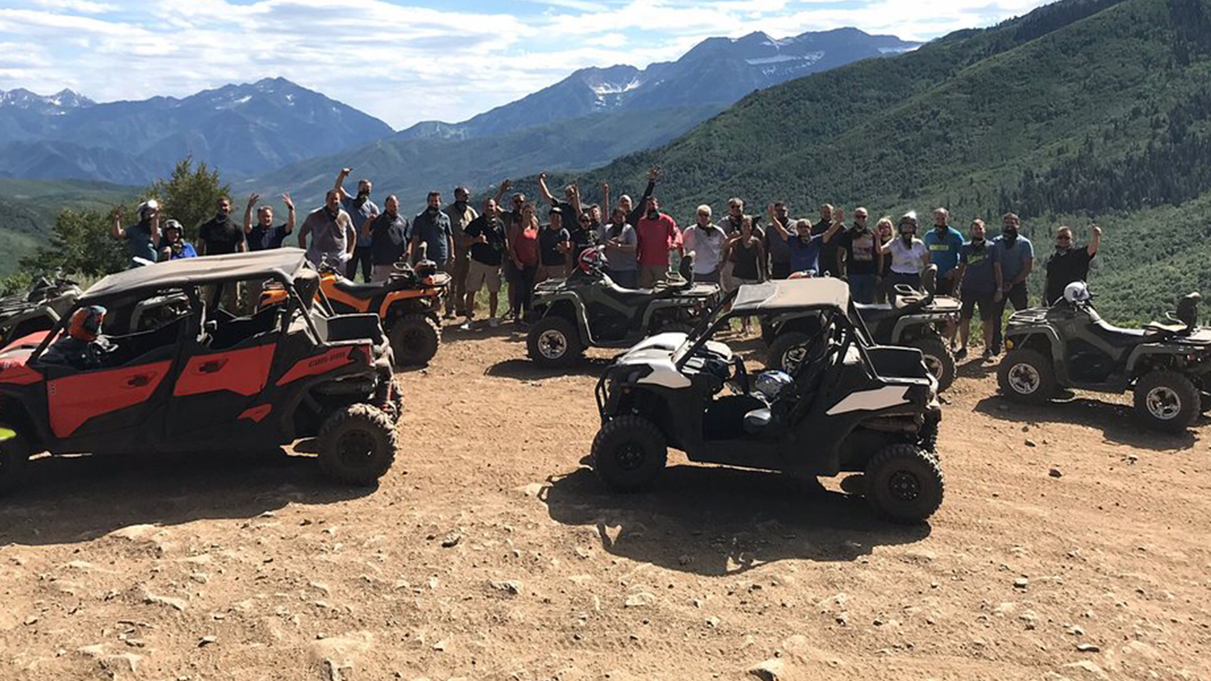 Riders + Can-Am Off-Road vehicles