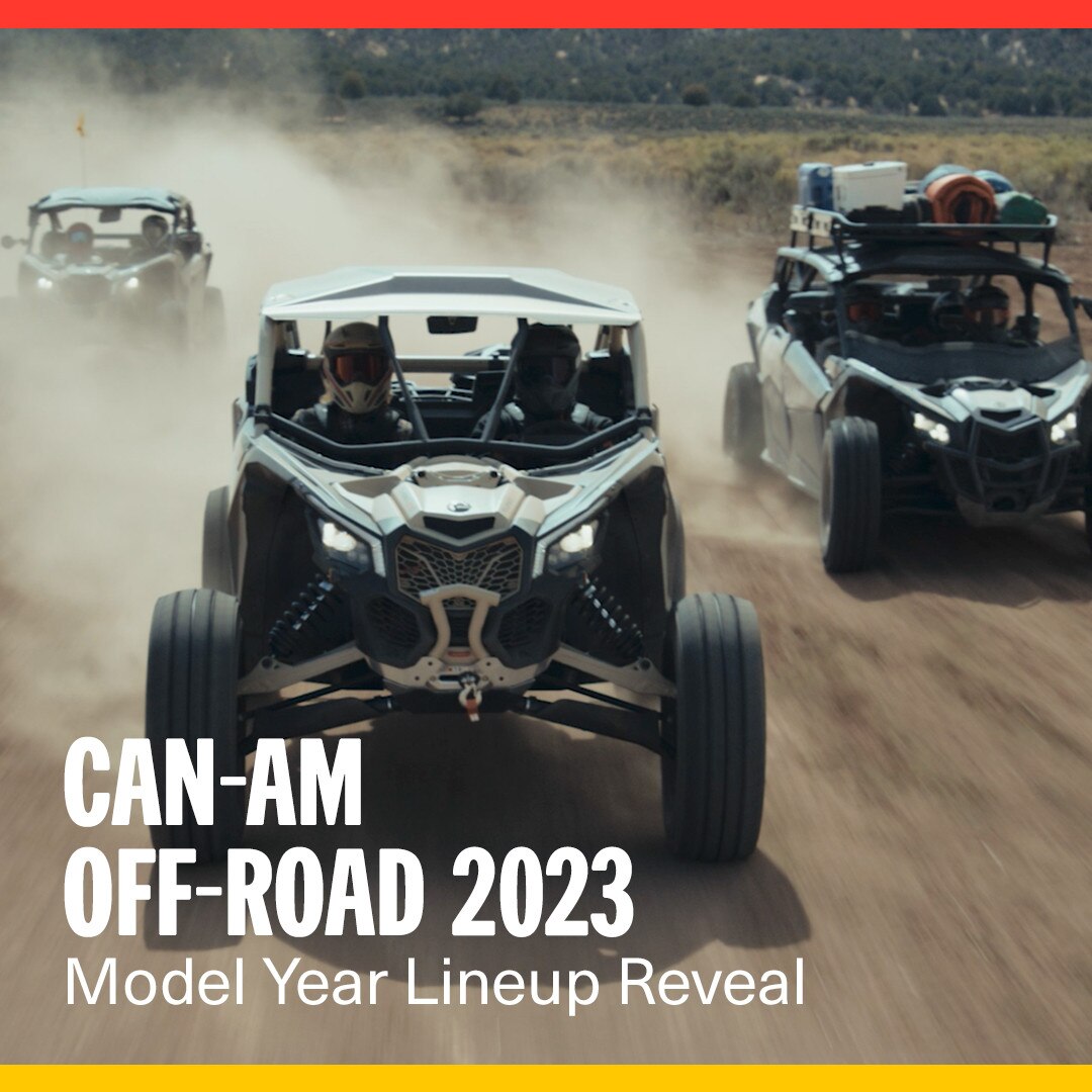 2023 Can-Am Model Year Lineup Reveal