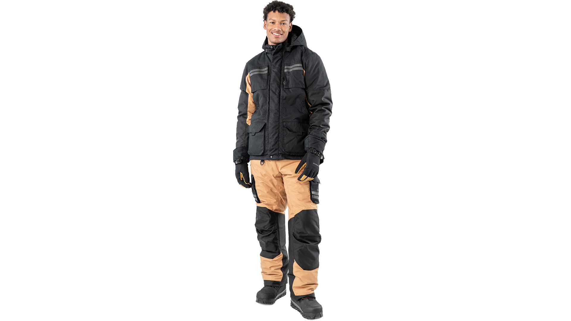 Can-Am rider wearing Expedition Jacket and Highpants.