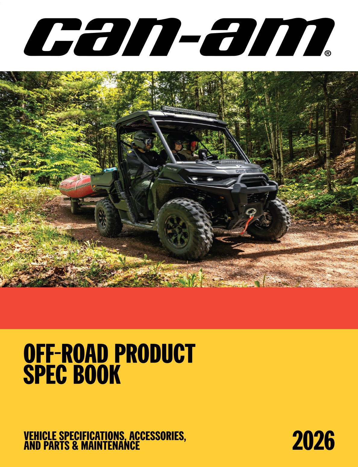 2026 Can-Am Product Spec Book