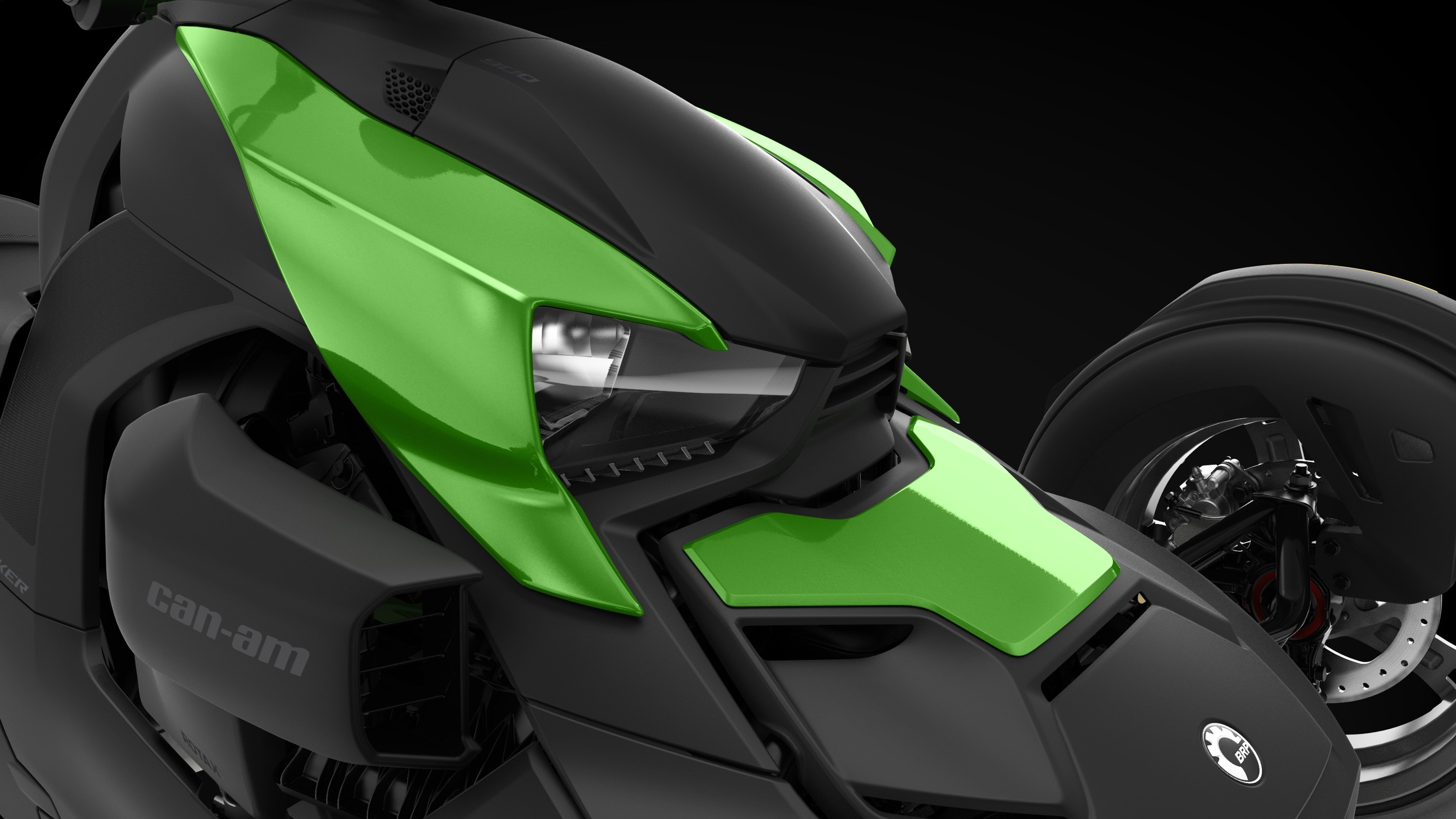 Can-Am Ryker Supersonic Green exclusive panels