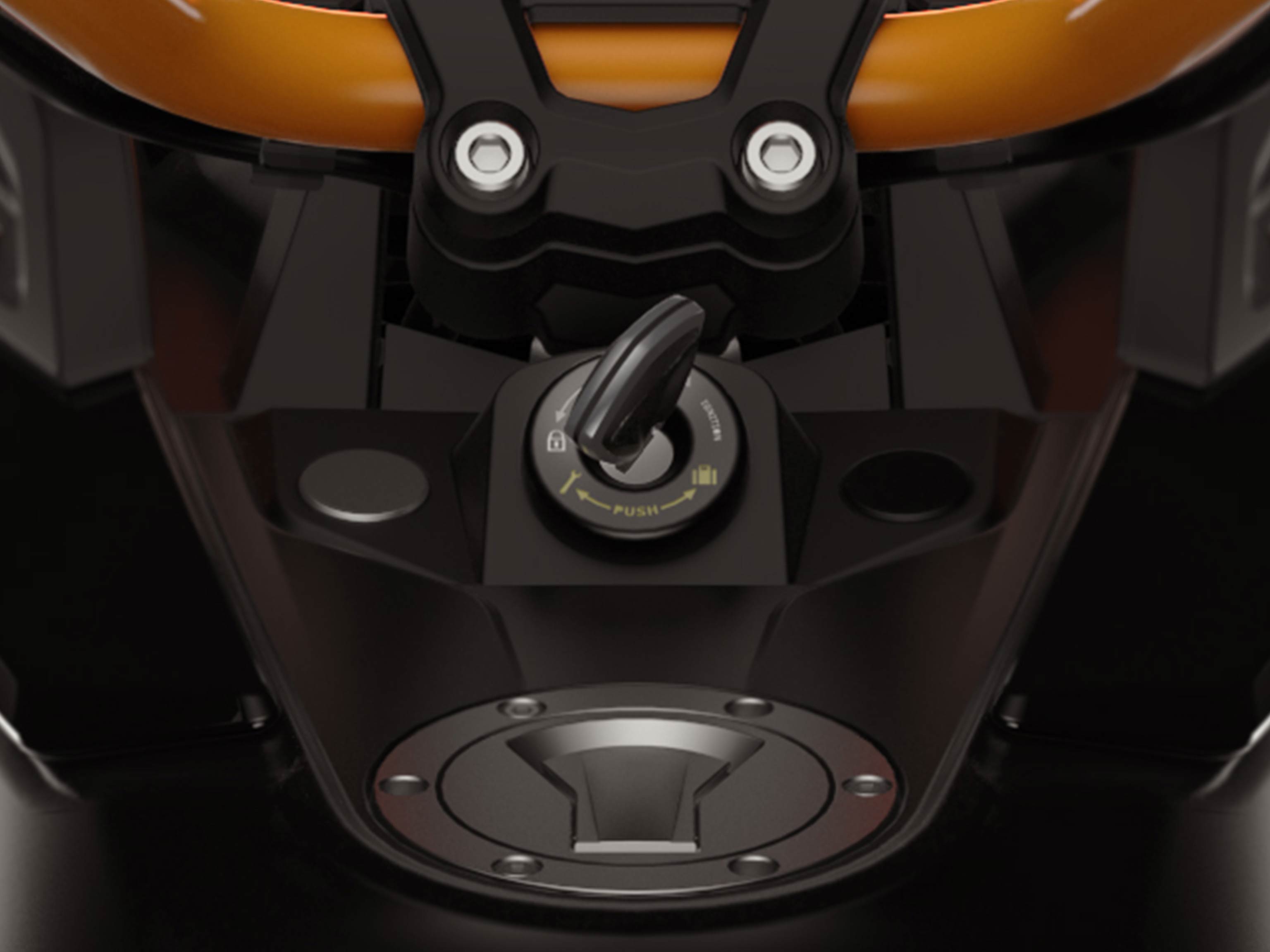 The anti-theft technology on the Can-Am Spyder F3	