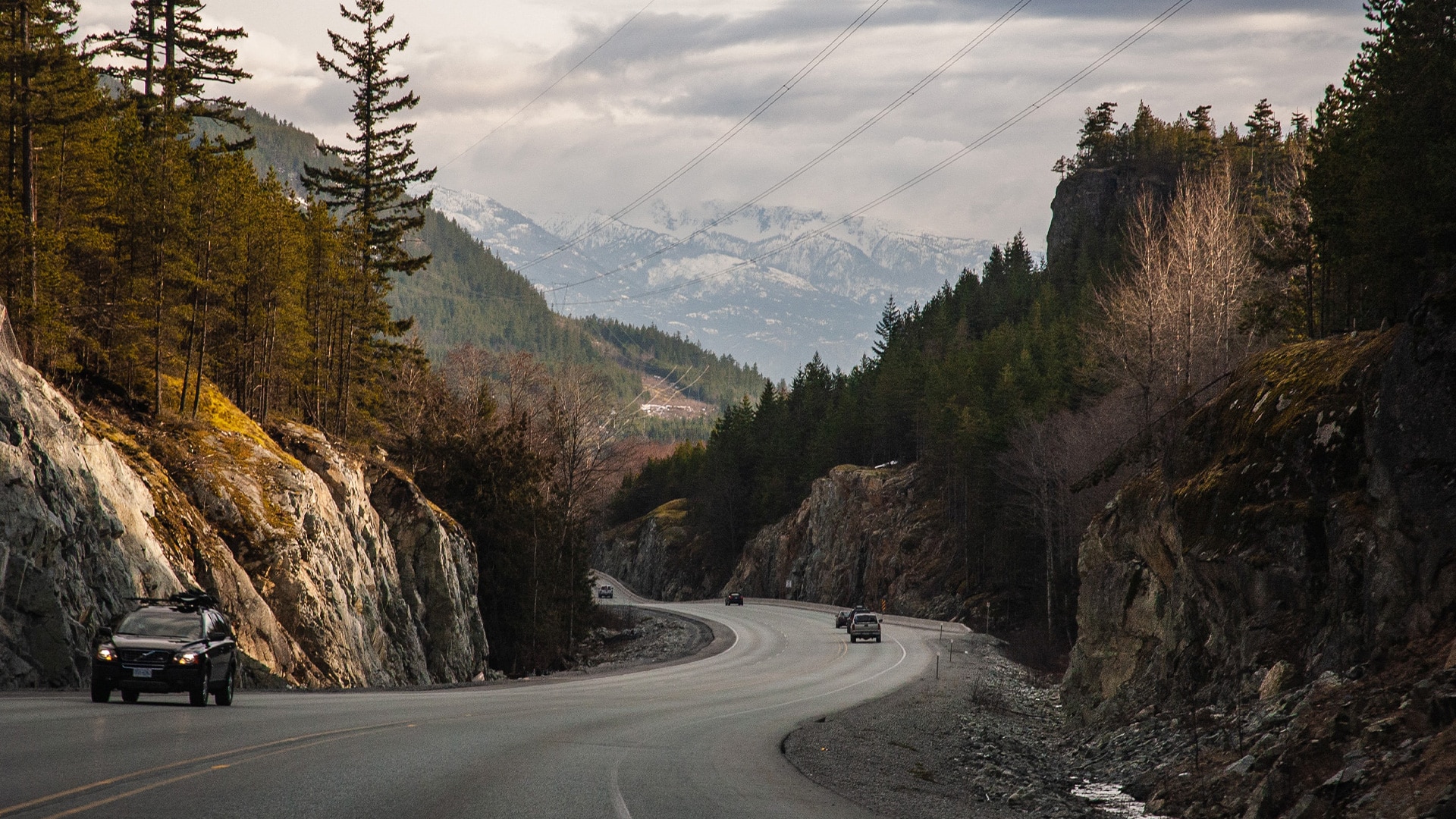 Sea-to-Sky highway in British Columbia