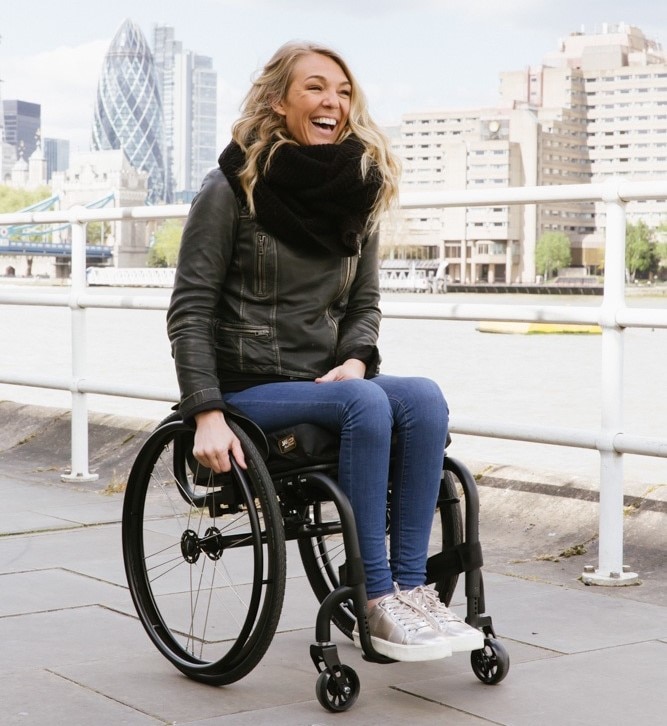 Award-winning disability advocate Sophie Morgan, proud member of the women riding community