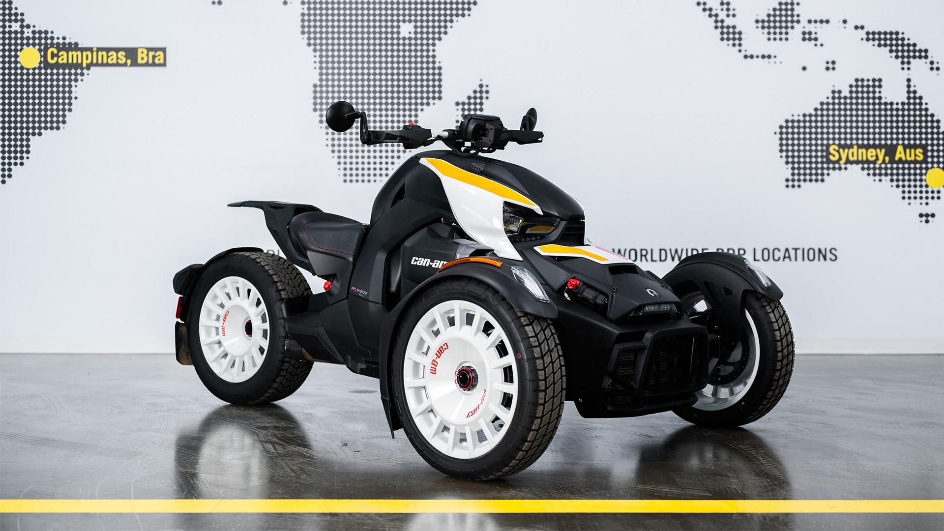 A Can-Am Ryker Rally vehicle