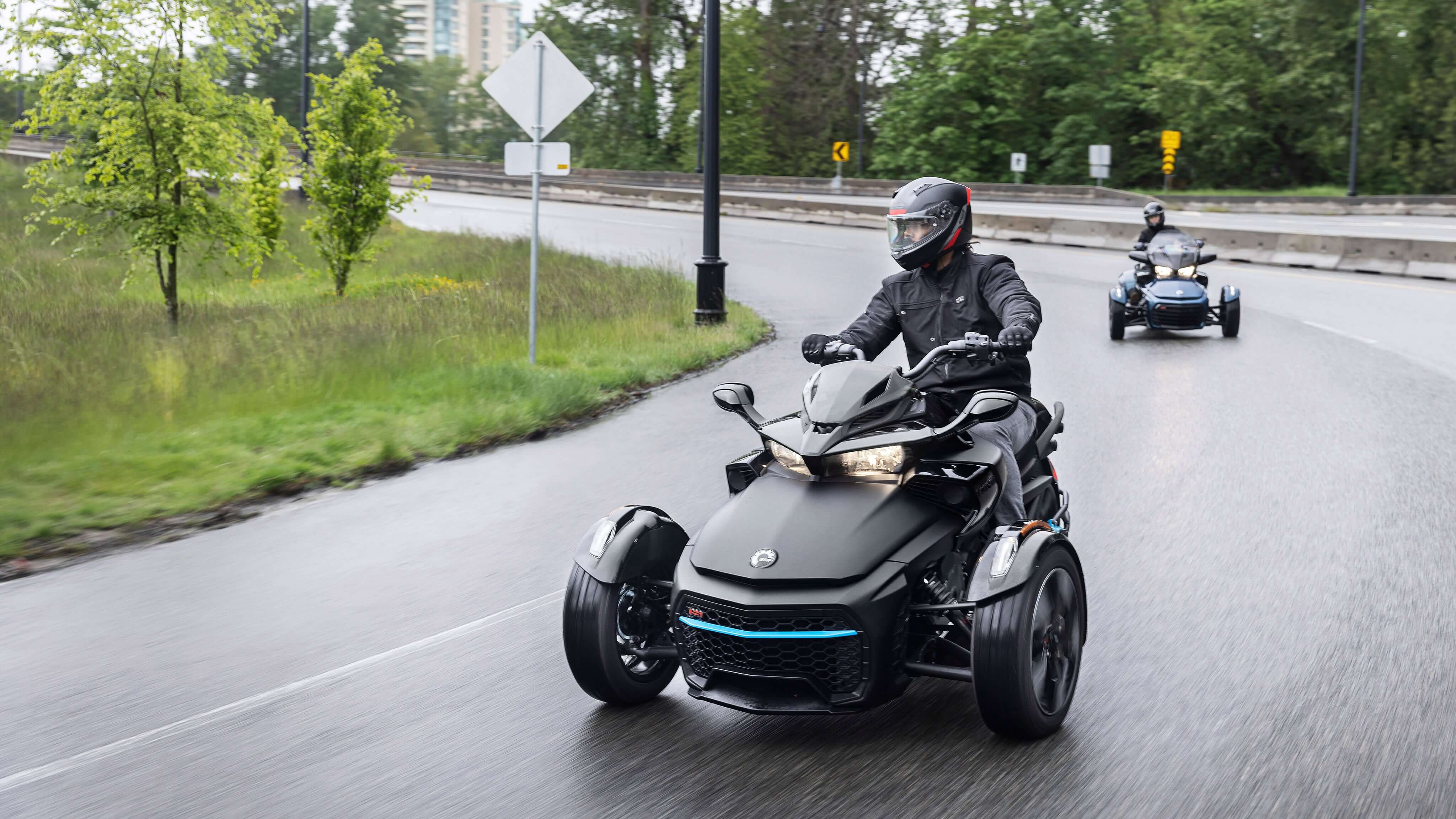 Can-Am Spyder F3 on the road