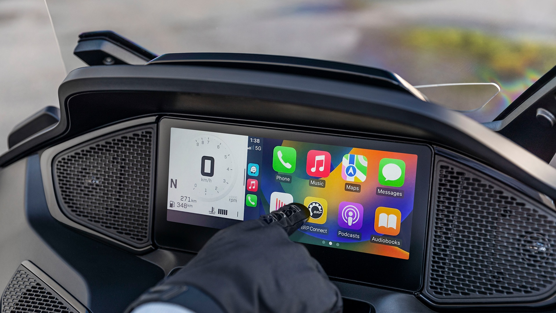 Touchscreen van 10,25 inch voor betere connectiviteit met Apple CarPlay