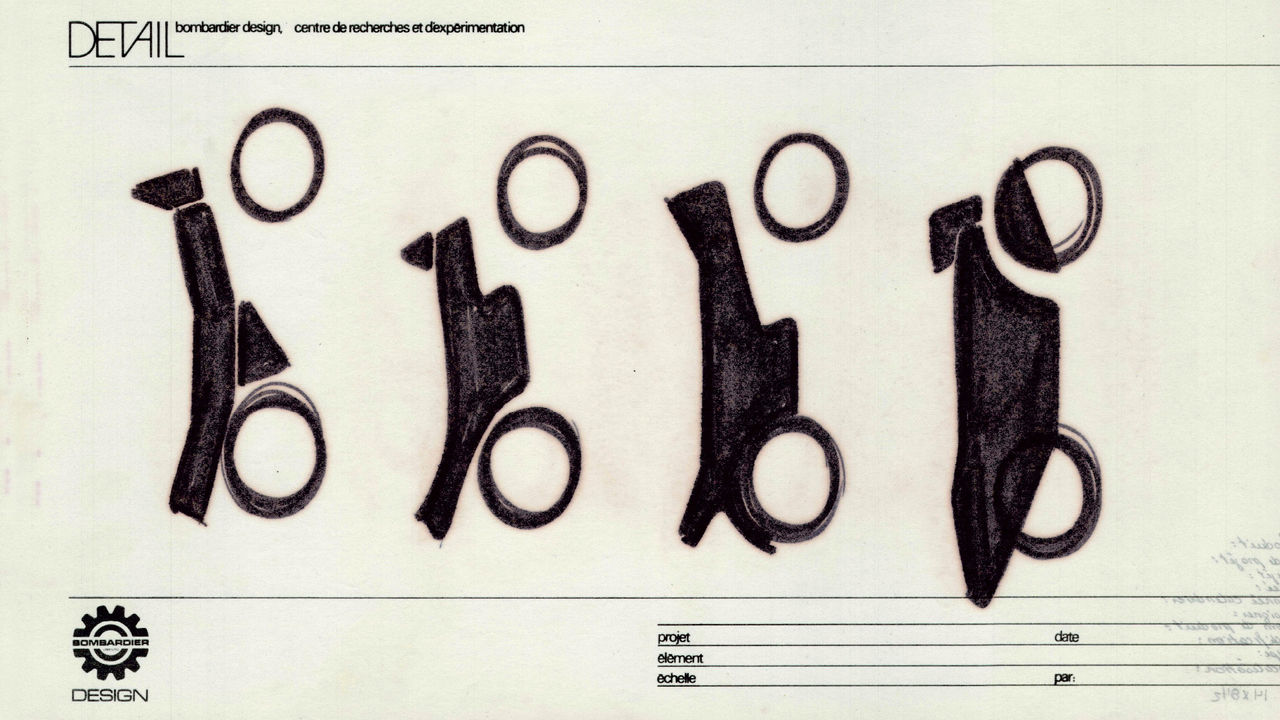 Primo schizzo di un veicolo Can-Am Spyder